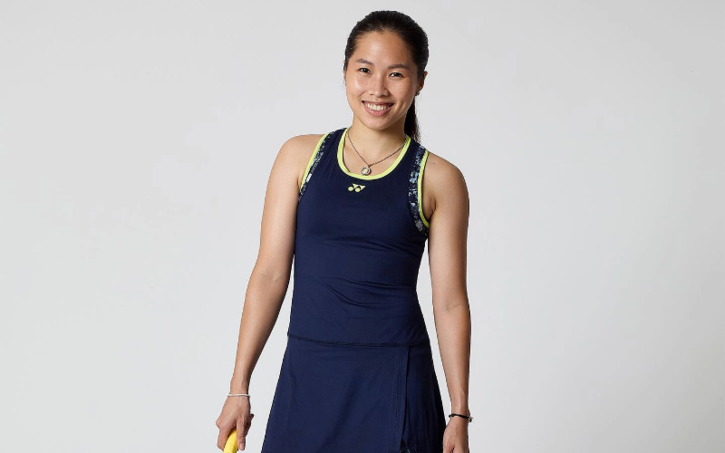 badminton dress for ladies Pink green gradient Sports Dresses Women Tennis Dress Outdoor Badminton Golf Quick-Drying And Breathable Sports Dress