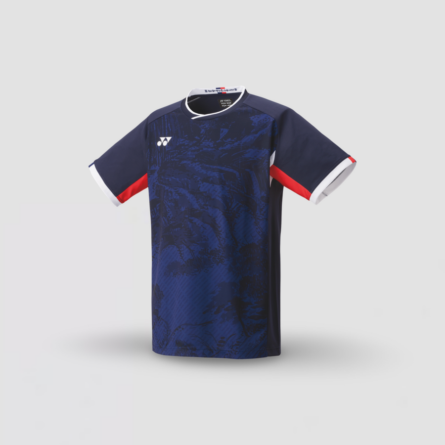 YONEX 2024 Korea Olympic Team Men's Crew Neck Shirt 10593EX Navy YONEX 2024 Korea Olympic Team Men's Crew Neck Shirt 10593EX Navy