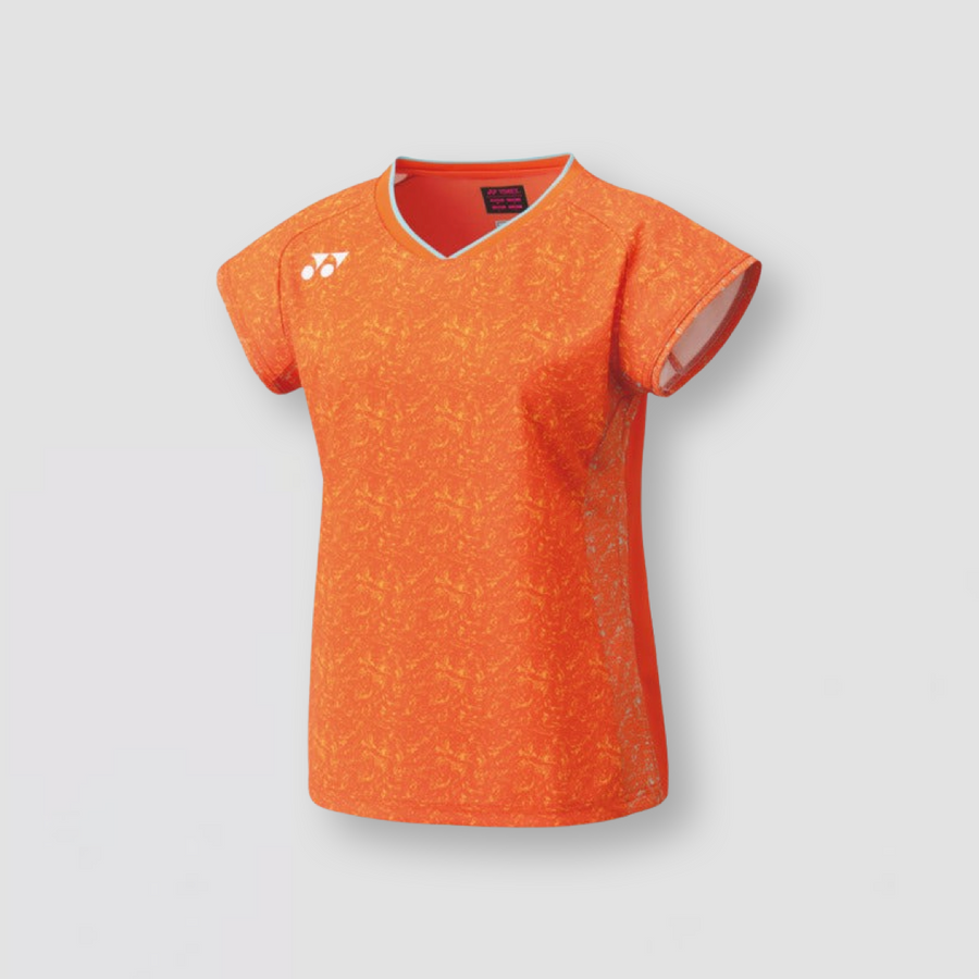 YONEX Japan National Team Wear Women’s Crew Neck Shirt (Orange) 20690EX
