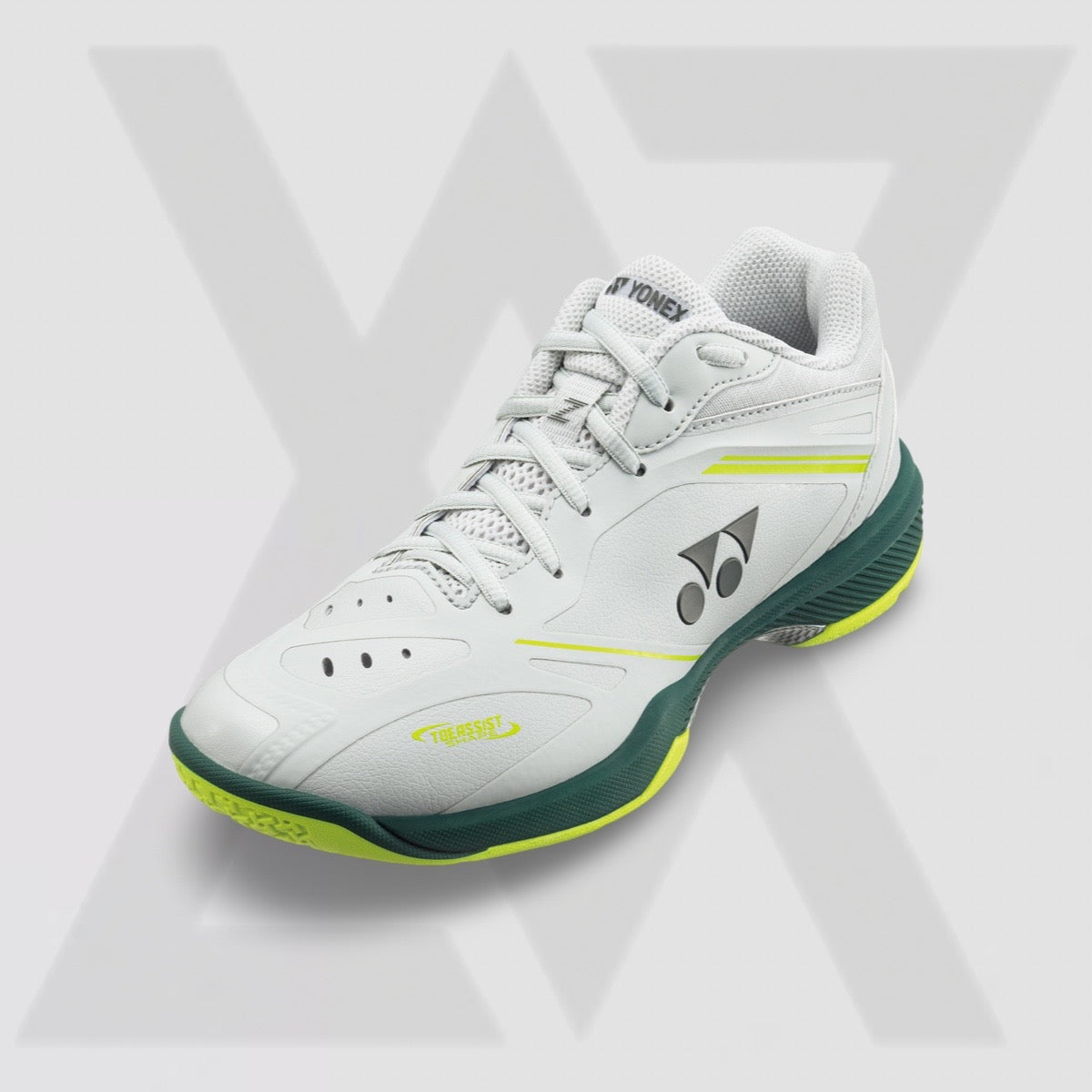 YONEX Power Cushion 65 Z Womens Viktor Axelson Grayish Beige Badminton Shoes SHBVAZL