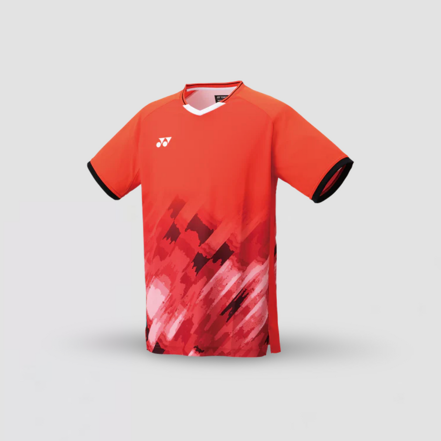 YONEX 2024 中国国家队服 男款圆领衫 10581EX 闪光橙