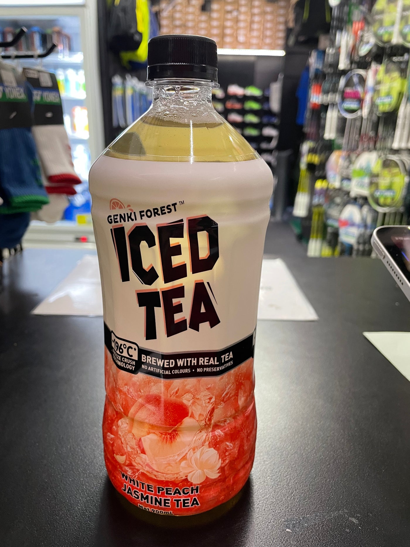 Genki Forest Iced Peach Tea 900ml