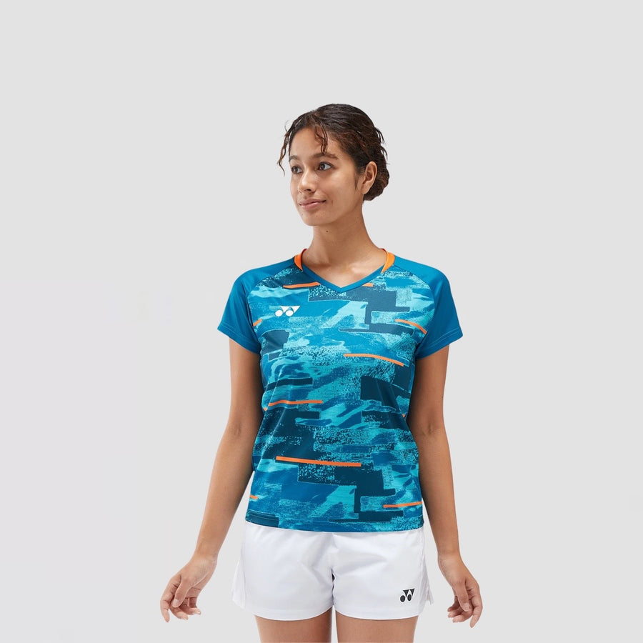 YONEX Women's Crew Neck Shirt YW0034EX Blue Green