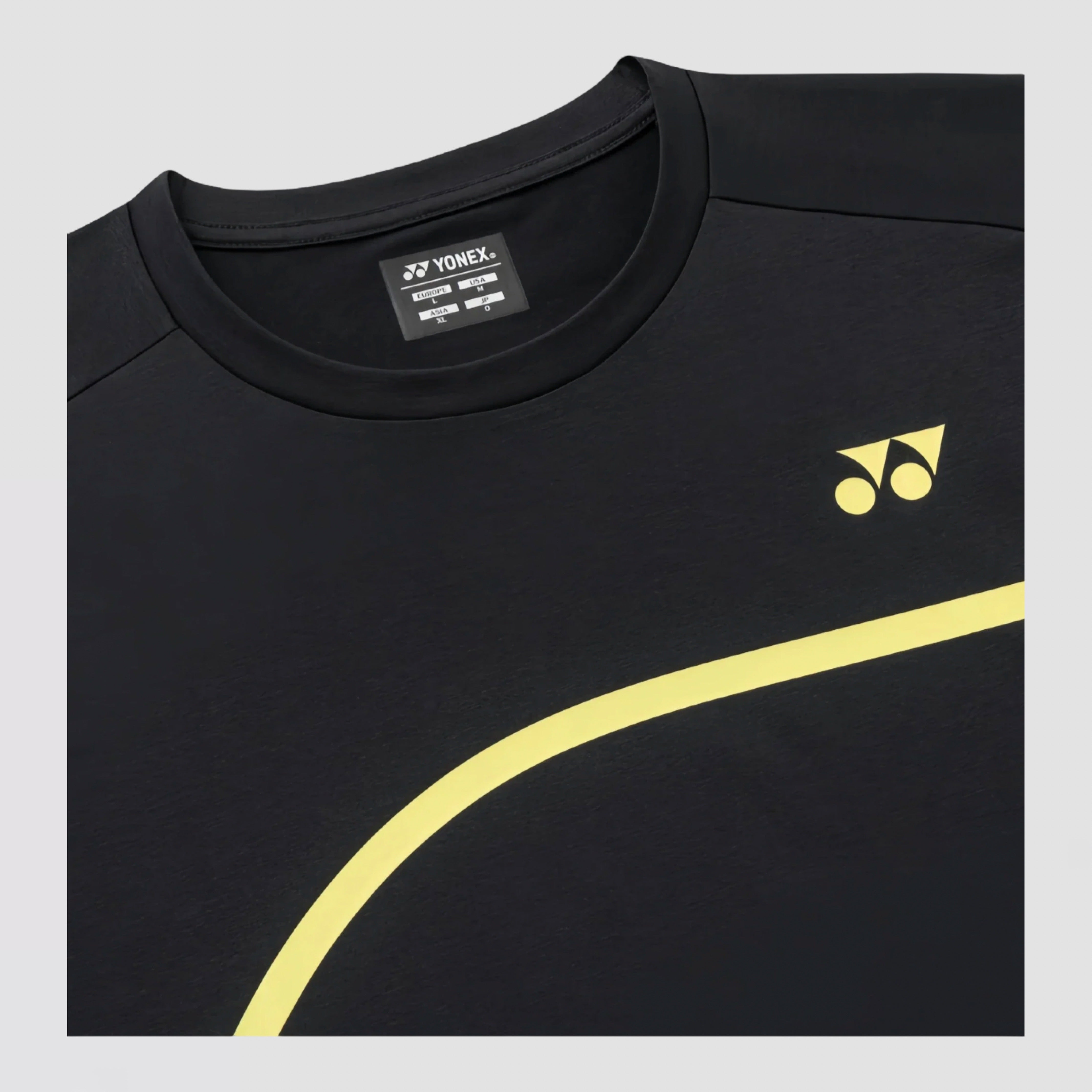 YONEX Unisex Crew T-shirt 16845EX Black