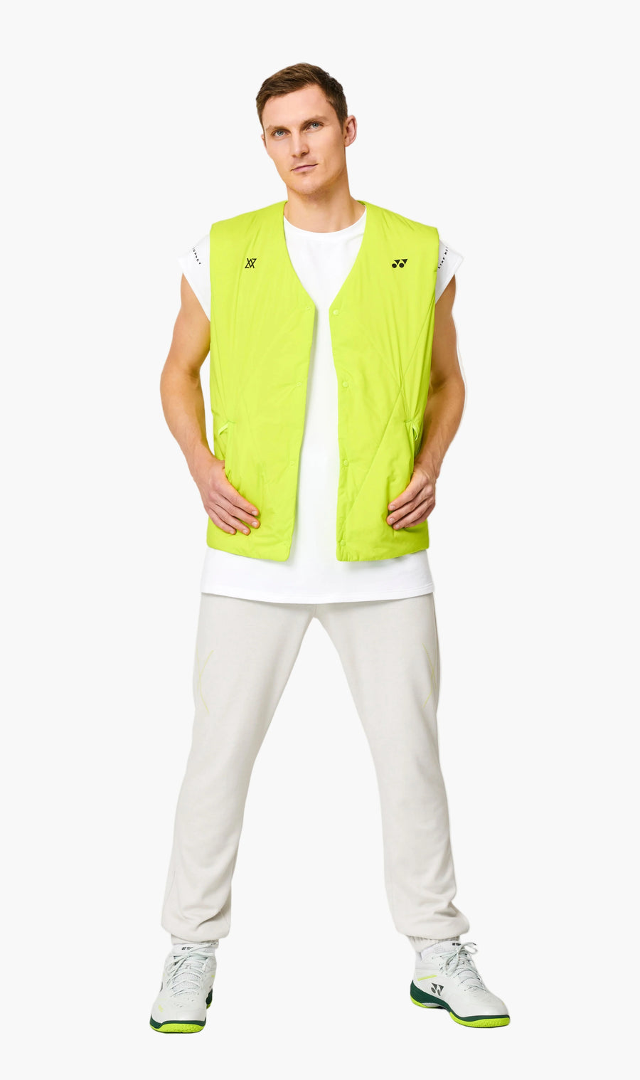 YONEX Unisex Padded Vest VA (Viktor Axelsen Collection) 90098EX Fresh Lime