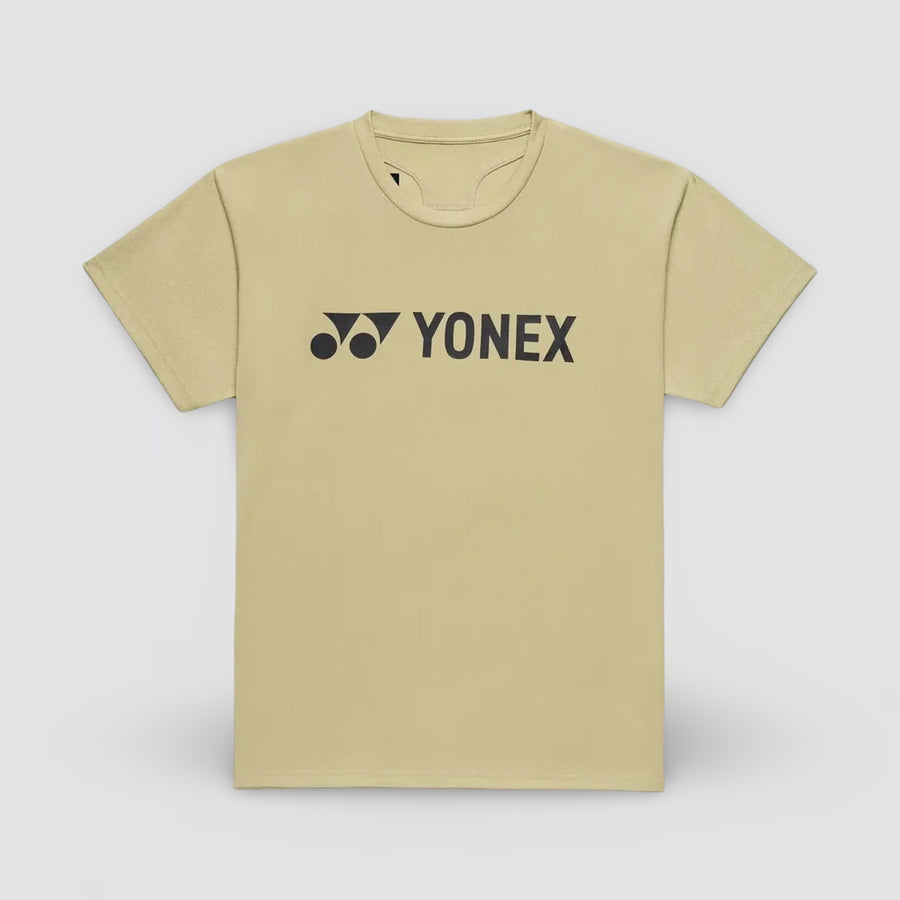 YONEX Unisex Crew Neck Shirt 16856EX Khaki Beige