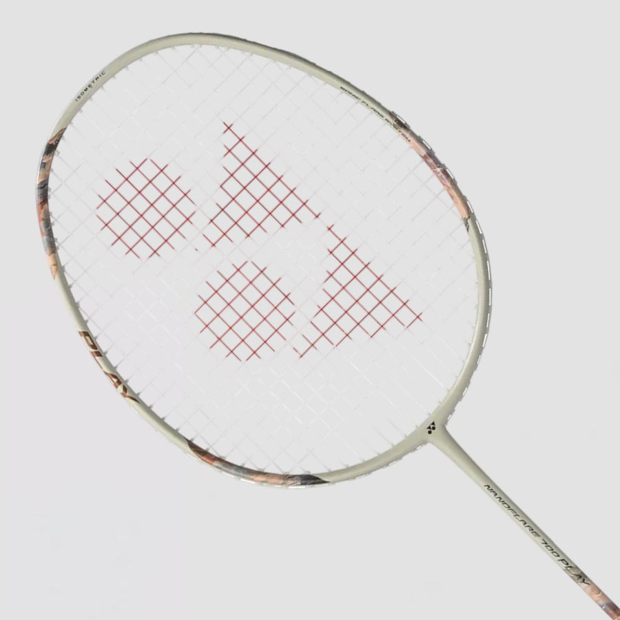 YONEX Nanoflare 700 Play Limited Edition Shutter Series Badminton Racquet 4UG6 Light Beige (STRUNG)