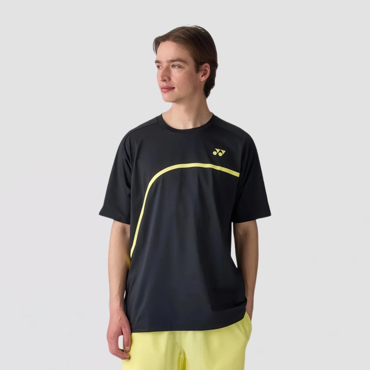 YONEX Unisex Crew T-shirt 16845EX Black