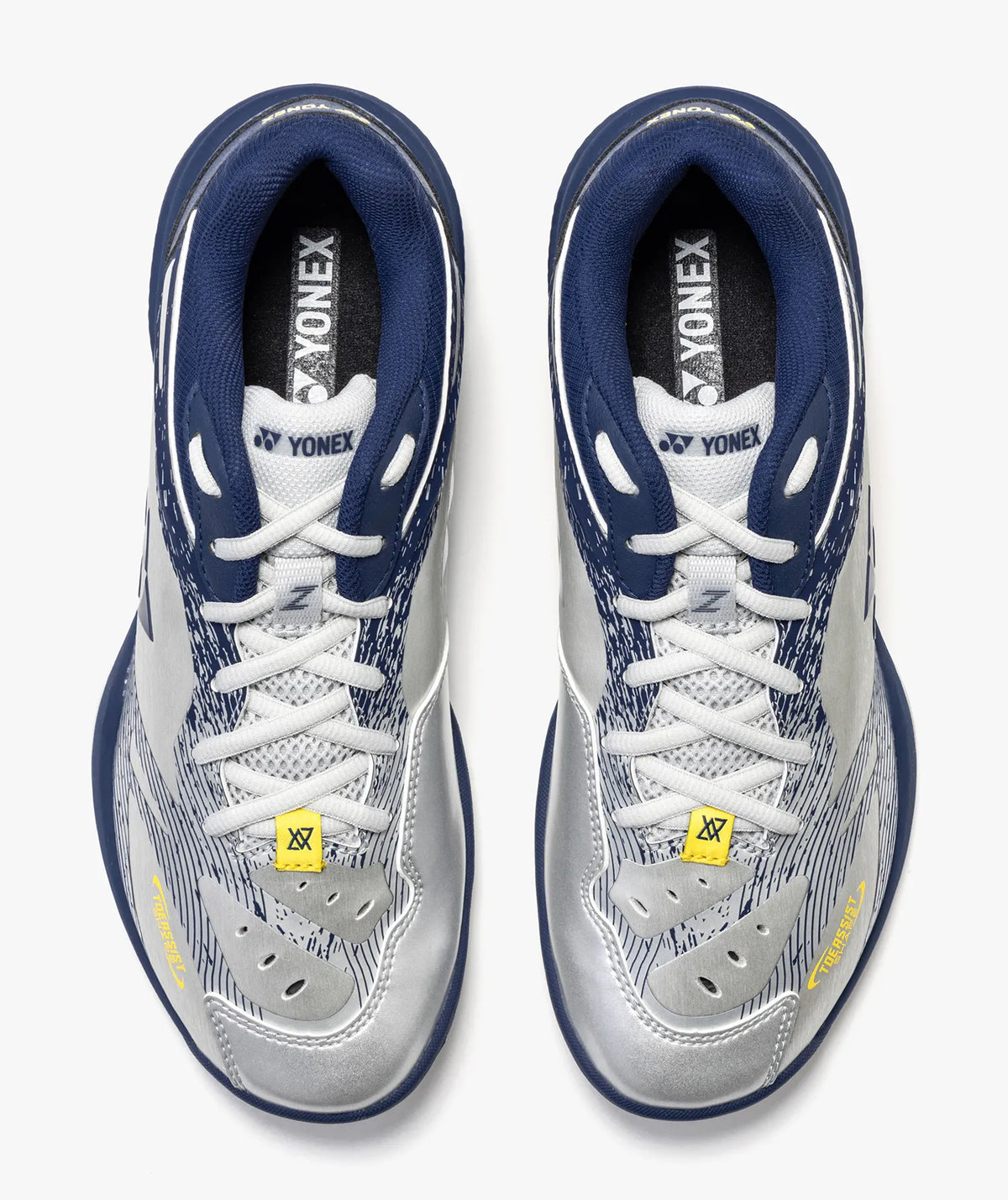 YONEX Power Cushion 65 Z VA Mens Viktor Axelsen Silver/Navy Badminton Shoes SHBVAZM [PRE-ORDER]