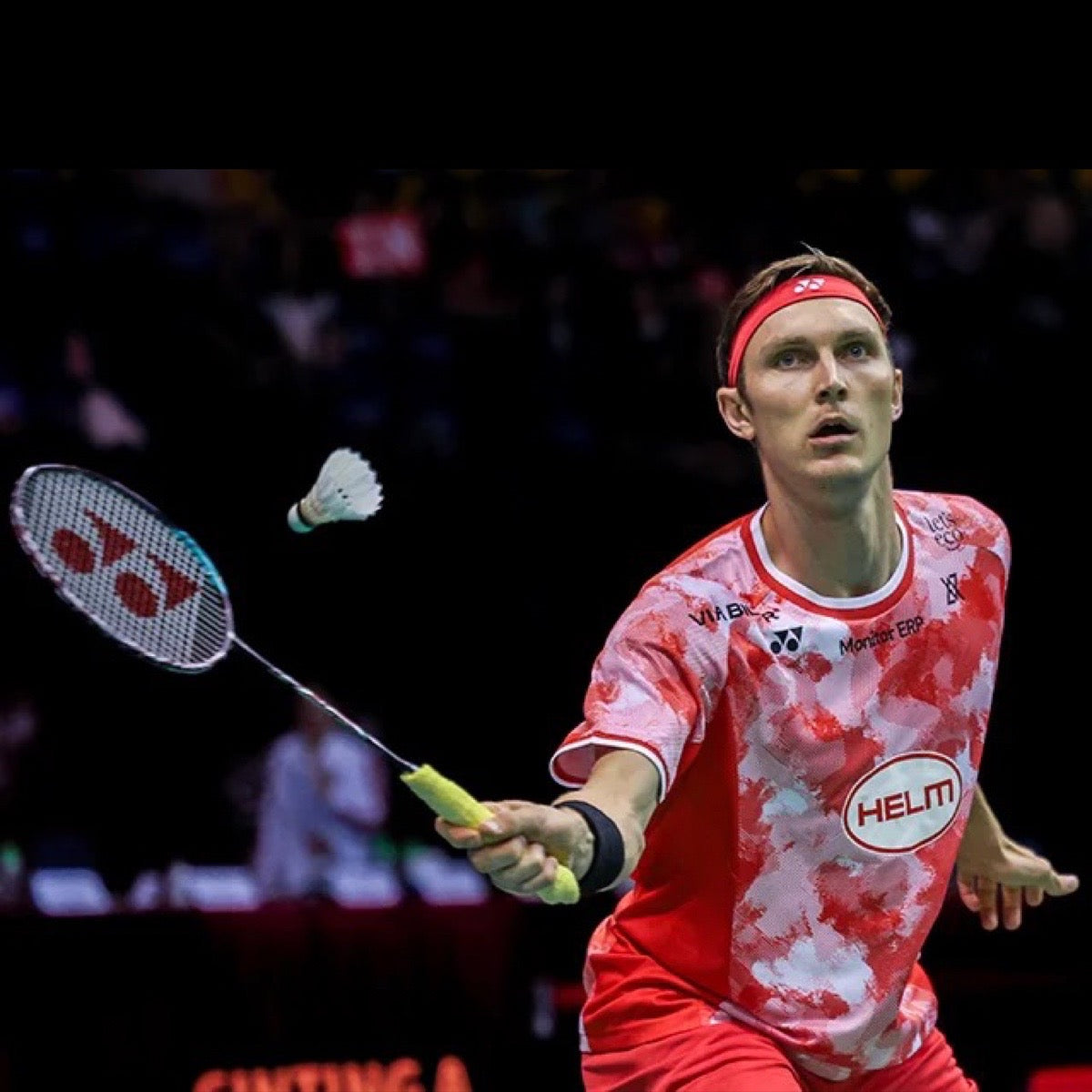 YONEX Viktor Axelsen Men's Knit Shorts 15170EX Pearl Red
