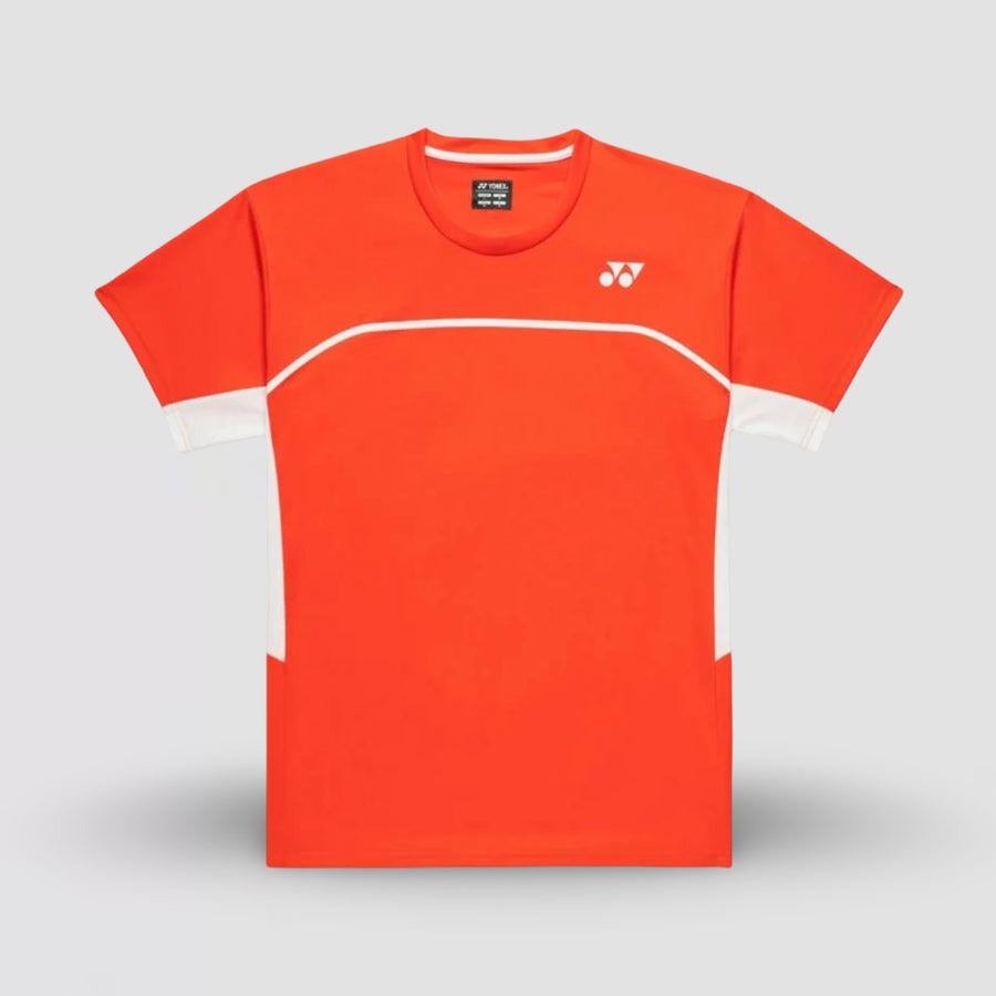YONEX Unisex Crew Neck Shirt 10726EX Cyan Orange