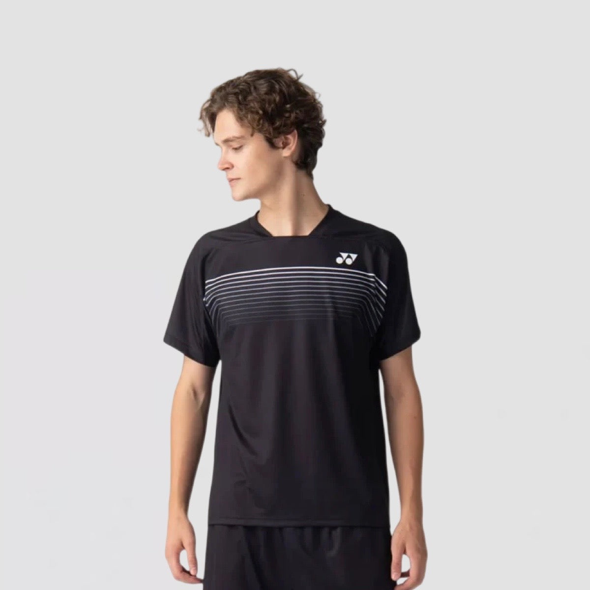YONEX Unisex Crew Neck Shirt 10727EX Black