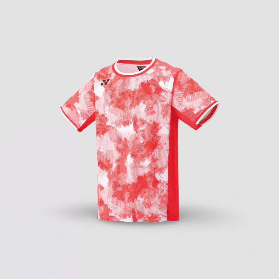 YONEX 2024 Viktor Axelson Mens Crew Neck Shirt 10575EX (Pearl Red)