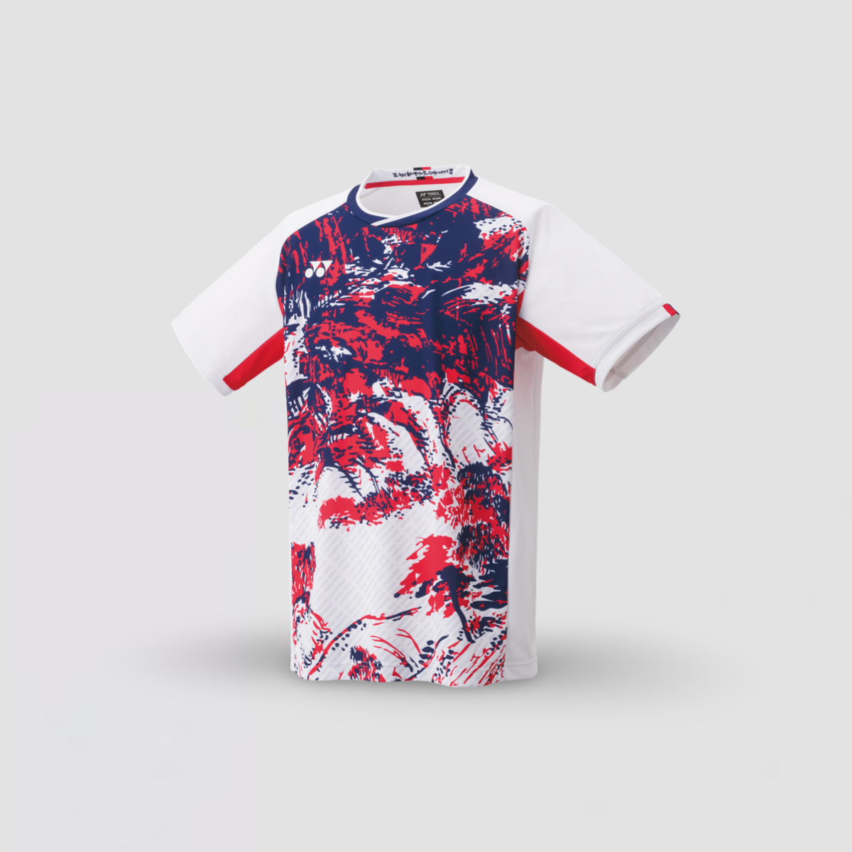 YONEX 2024 Korea National Team Men's Crew Neck Shirt 10593EX White YONEX 2024 Korea National Team Men's Crew Neck Shirt 10593EX White
