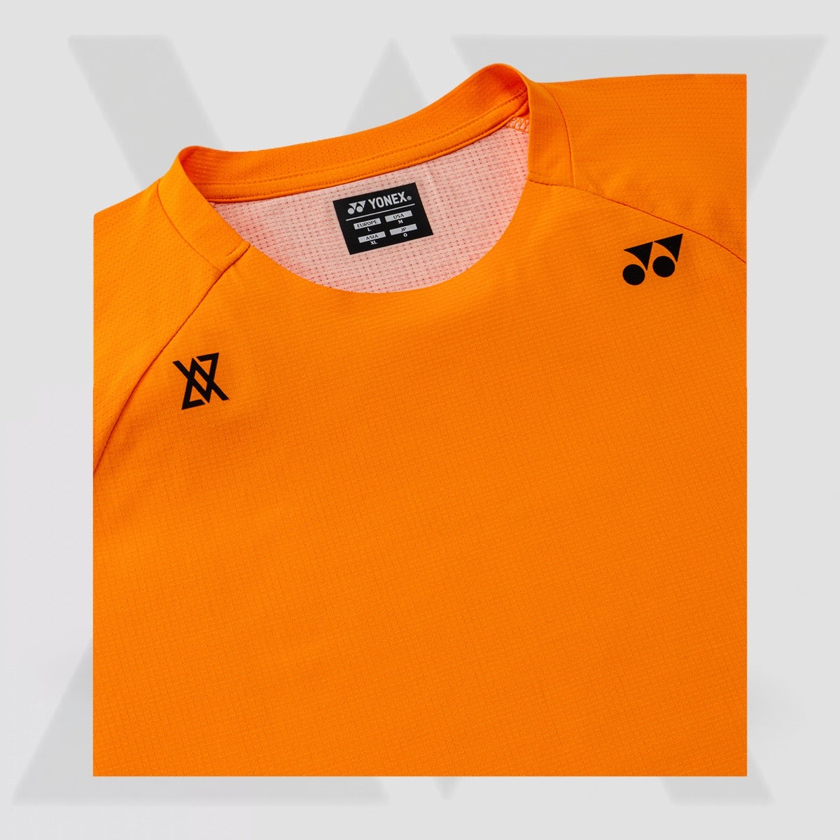 YONEX Unisex T-Shirt VA Viktor Axelsen Collection 16824EX Flash Orange