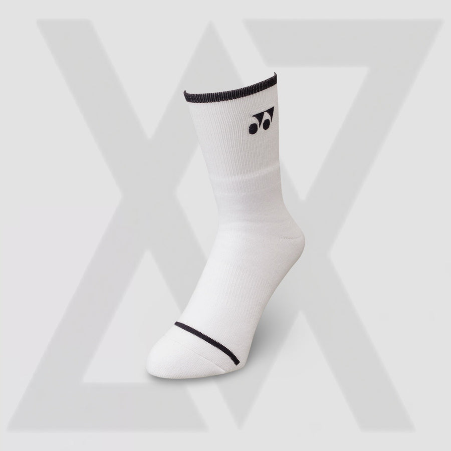YONEX Men’s VA Sports Crew Socks Viktor Collection 19248YX White