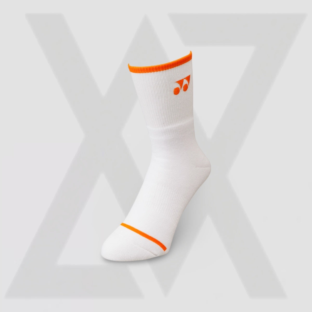 YONEX Men’s VA Sports Crew Socks Viktor Collection 19248YX Bright Orange