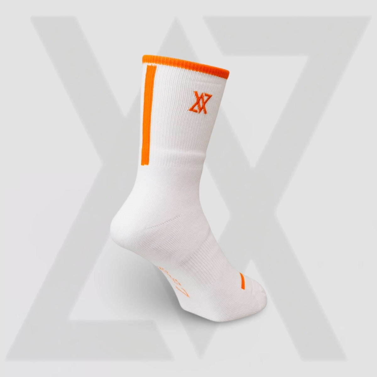 YONEX Men’s VA Sports Crew Socks Viktor Collection 19248YX Bright Orange