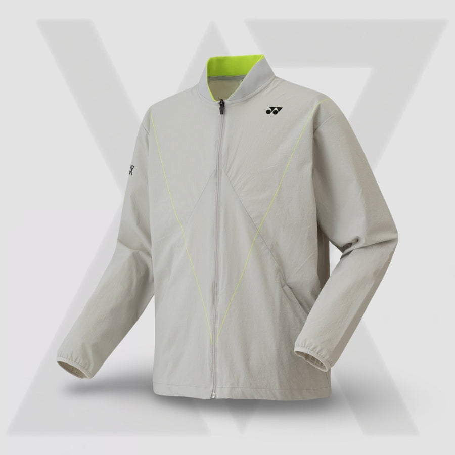 YONEX Warm Up Jacket VA Viktor Axelsen Collection 50182EX Grayish Beige