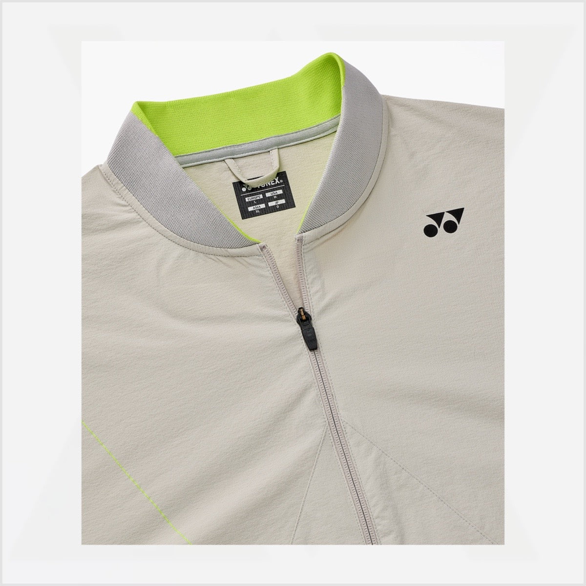 YONEX Warm Up Jacket VA Viktor Axelsen Collection 50182EX Grayish Beige