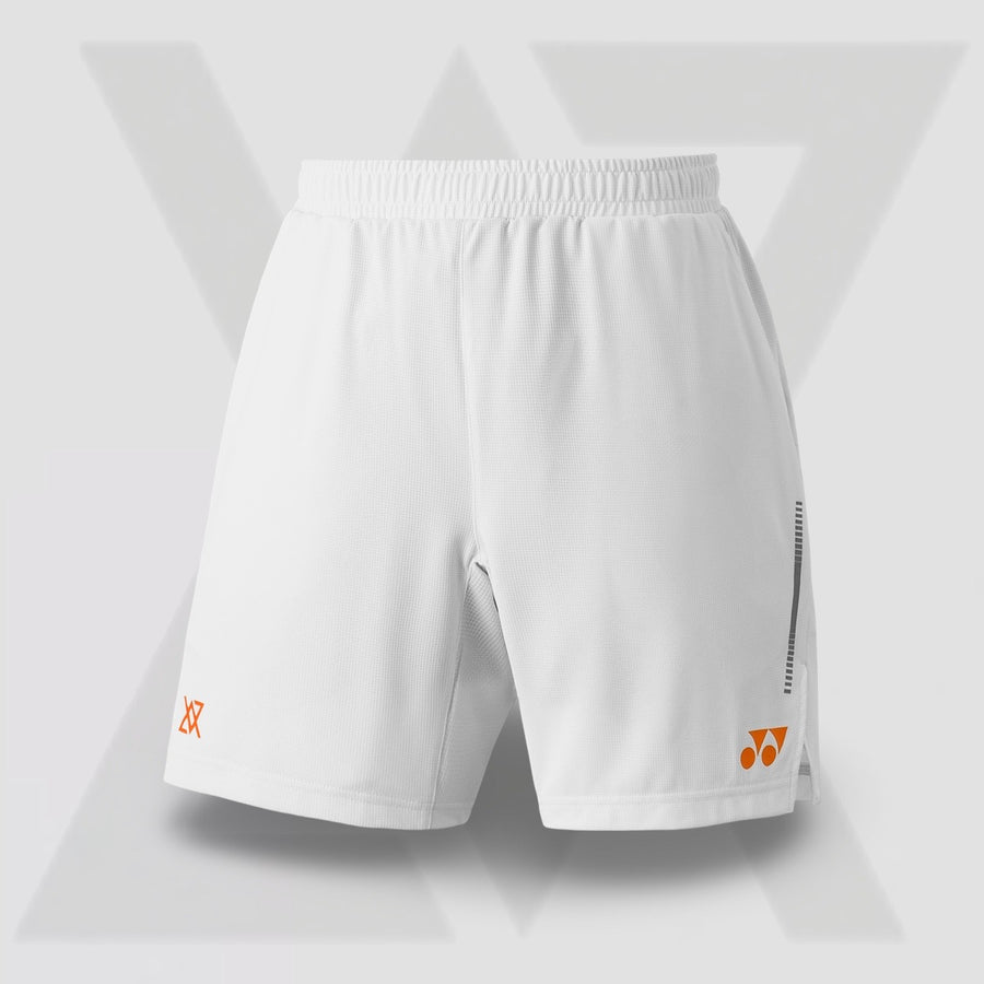 YONEX Men’s Knit Shorts VA Viktor Axelsen Collection 15227YX White