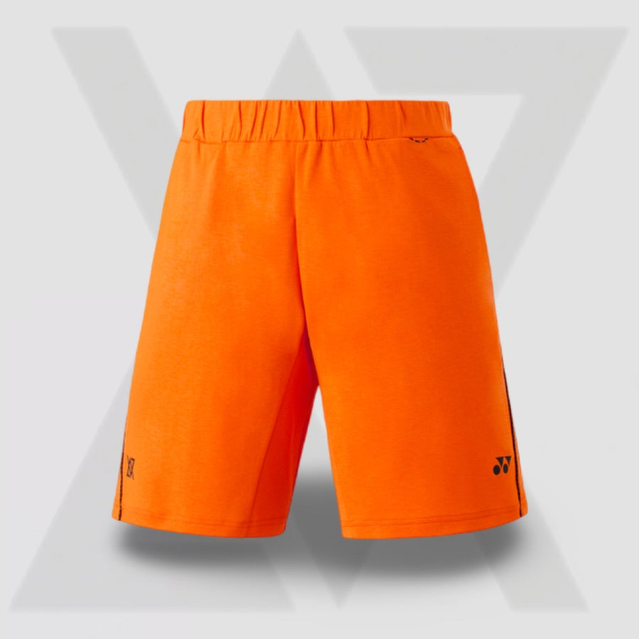 YONEX Unisex Sweat Shorts VA Viktor Axelsen Collection 30103EX Flash Orange