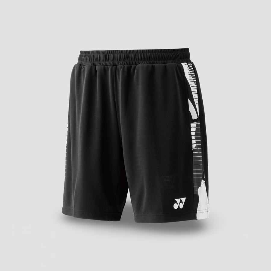 Quần short dệt kim YONEX dành cho nam 15175EX màu đen