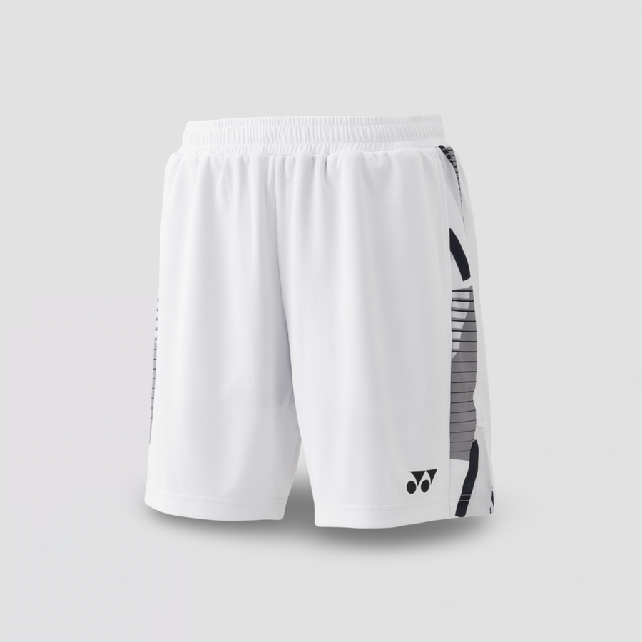 Quần short dệt kim YONEX dành cho nam 15175EX màu trắng