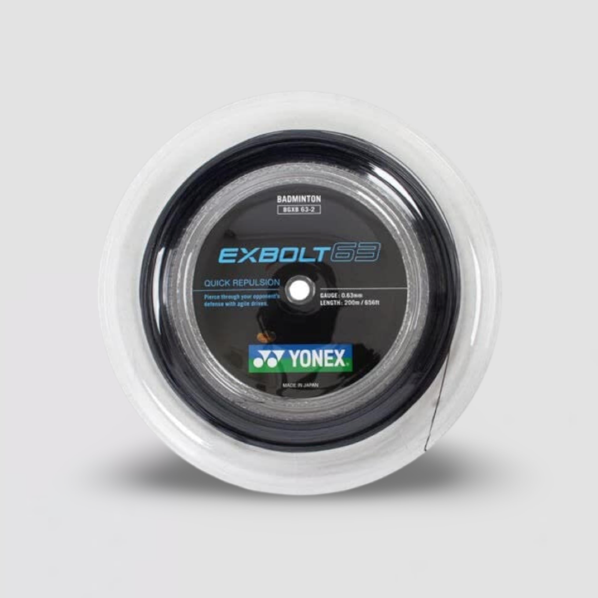 YONEX Exbolt 63 Badminton String (200m Coil)