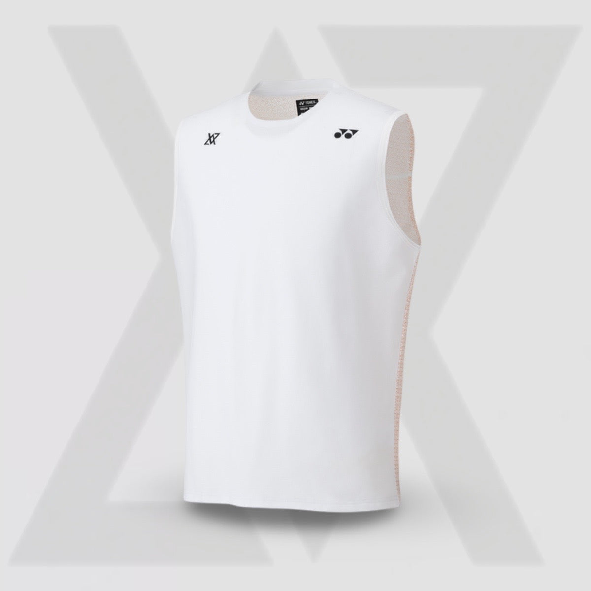 YONEX Mens Sleeveless Top VA Viktor Axelsen Collection 16823YX White