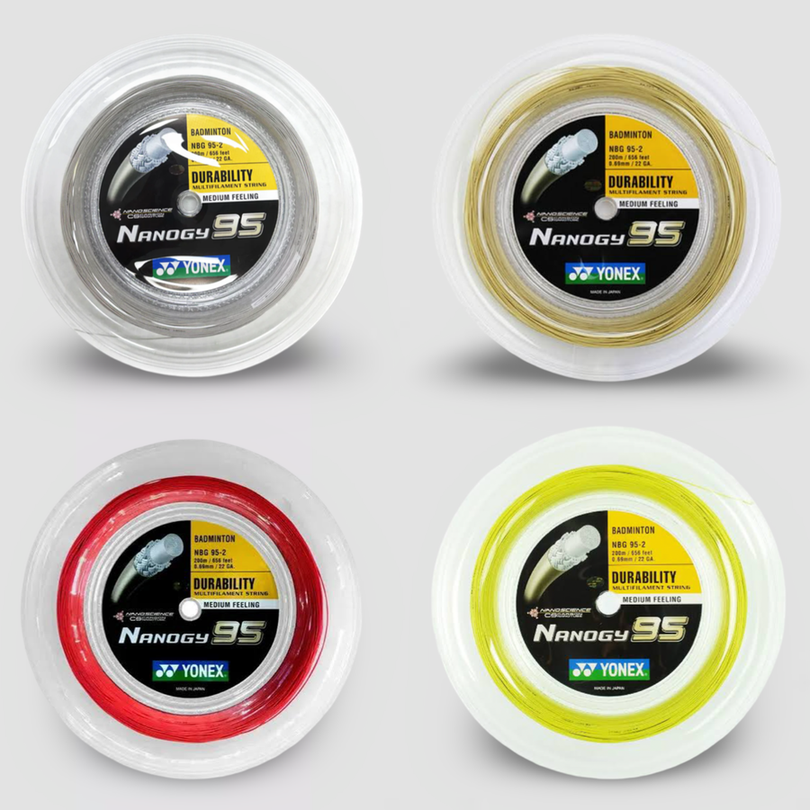 YONEX Nanogy 95 羽毛球线 (200 米卷)