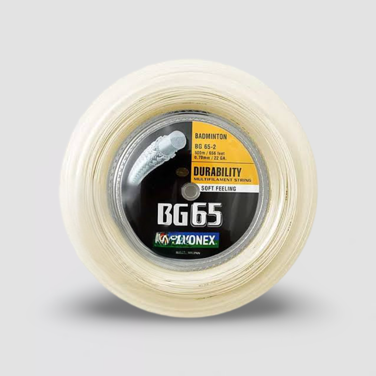 YONEX BG 65 Badminton String (200m Coil) | Badminton World Balcatta YONEX BG 65 Badminton String (200m Coil) | Badminton World Balcatta