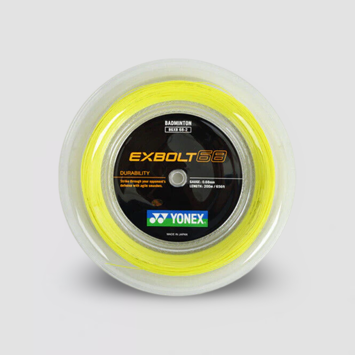 YONEX Exbolt 68 Badminton String (200m Coil) | Badminton World YONEX Exbolt 68 Badminton String (200m Coil) | Badminton World