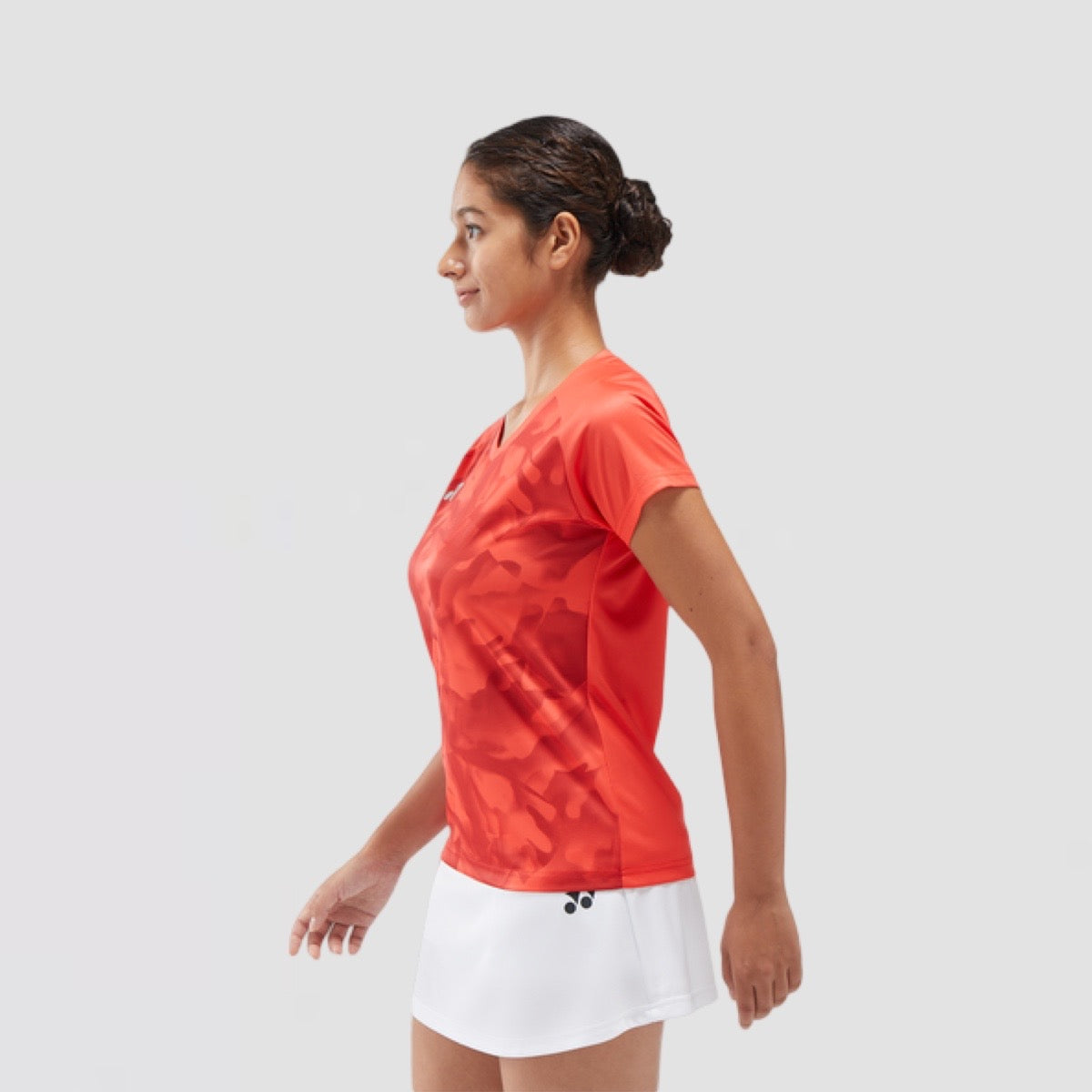 YONEX Women's Crew Neck Shirt YW0033EX Pearl Red