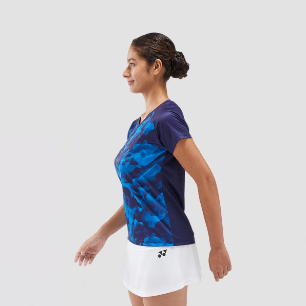 YONEX Women's Crew Neck Shirt YW0033EX Navy Blue