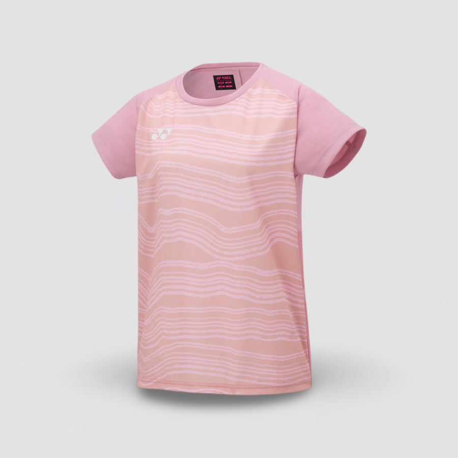 YONEX Women's Crew Neck Shirt YW0050EX Smoke Pink