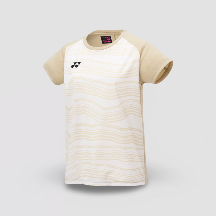YONEX Women's Crew Neck Shirt YW0050EX Ice Beige
