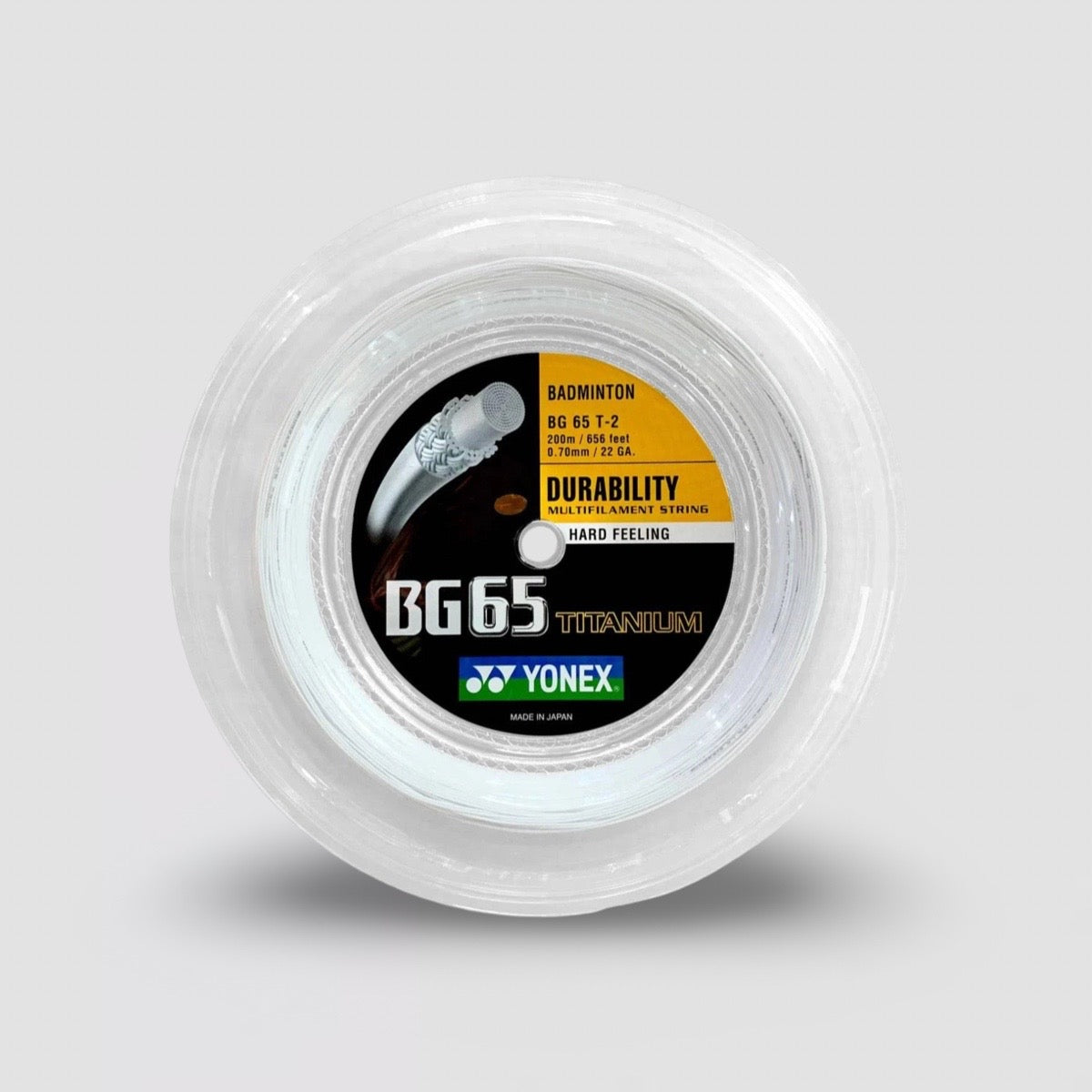 YONEX BG 65 Titanium Badminton String (200m Coil)