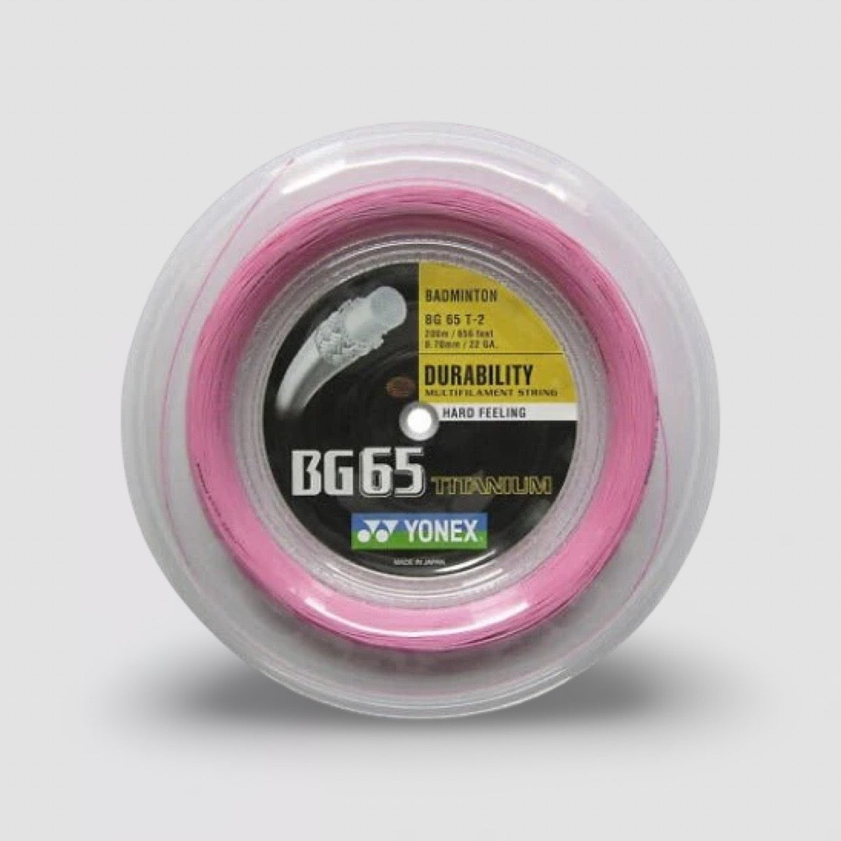 YONEX BG 65 Titanium Badminton String (200m Coil)