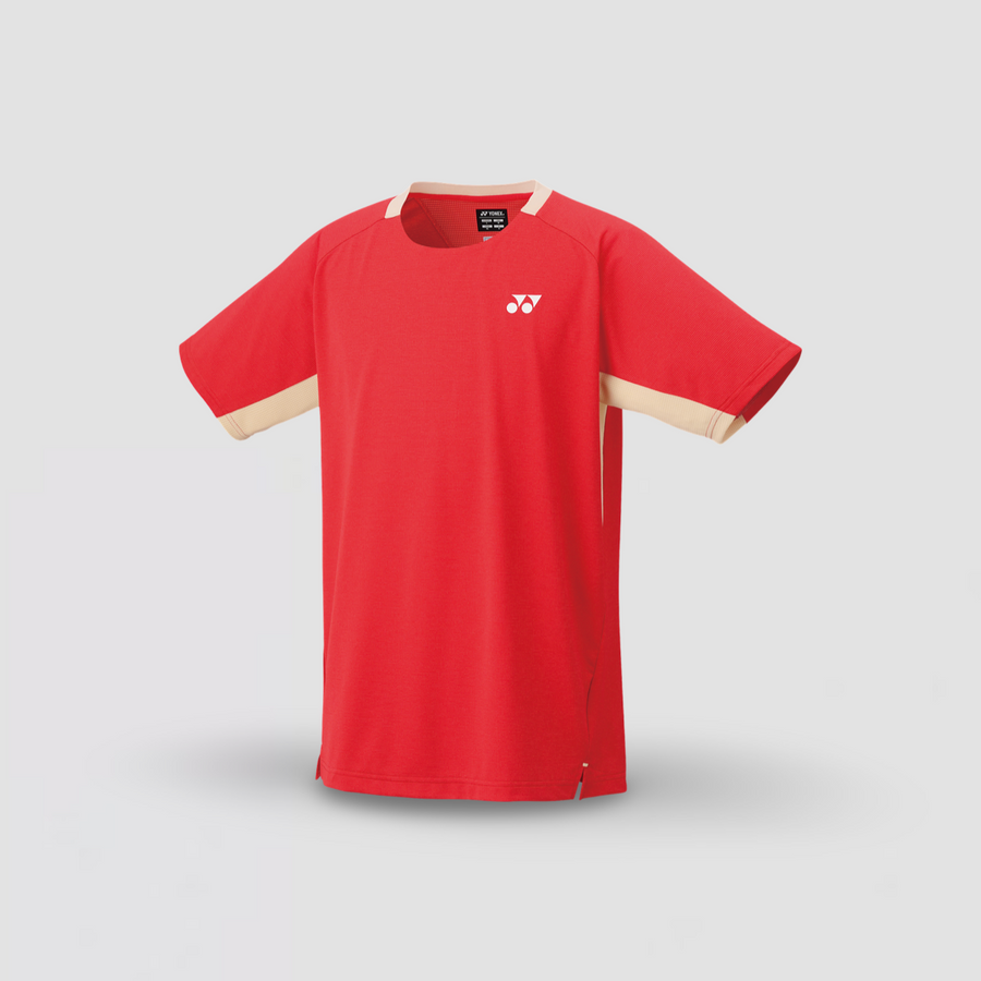 YONEX Australian Open 2025 Mens Crew Neck Shirt 10622YX Tango Red