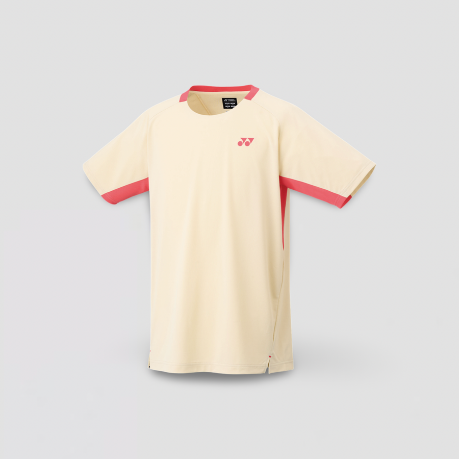 YONEX Australian Open 2025 Mens Crew Neck Shirt 10622YX Ice Beige