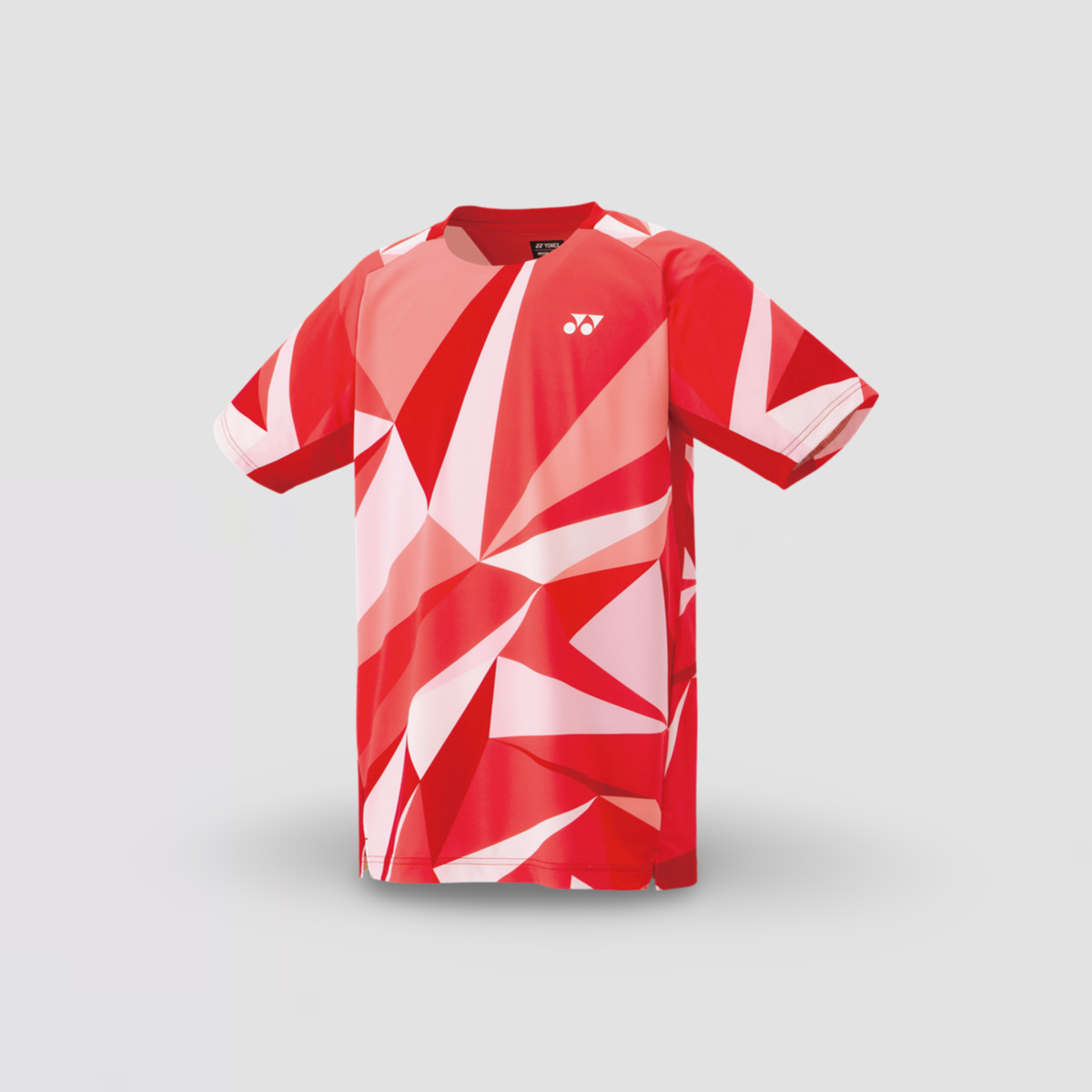 YONEX Australian Open 2025 Men's Crew Neck Shirt 10623YX Tango Red YONEX Australian Open 2025 Men's Crew Neck Shirt 10623YX Tango Red