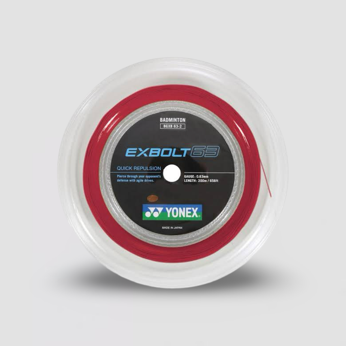 YONEX Exbolt 63 Badminton String (200m Coil)