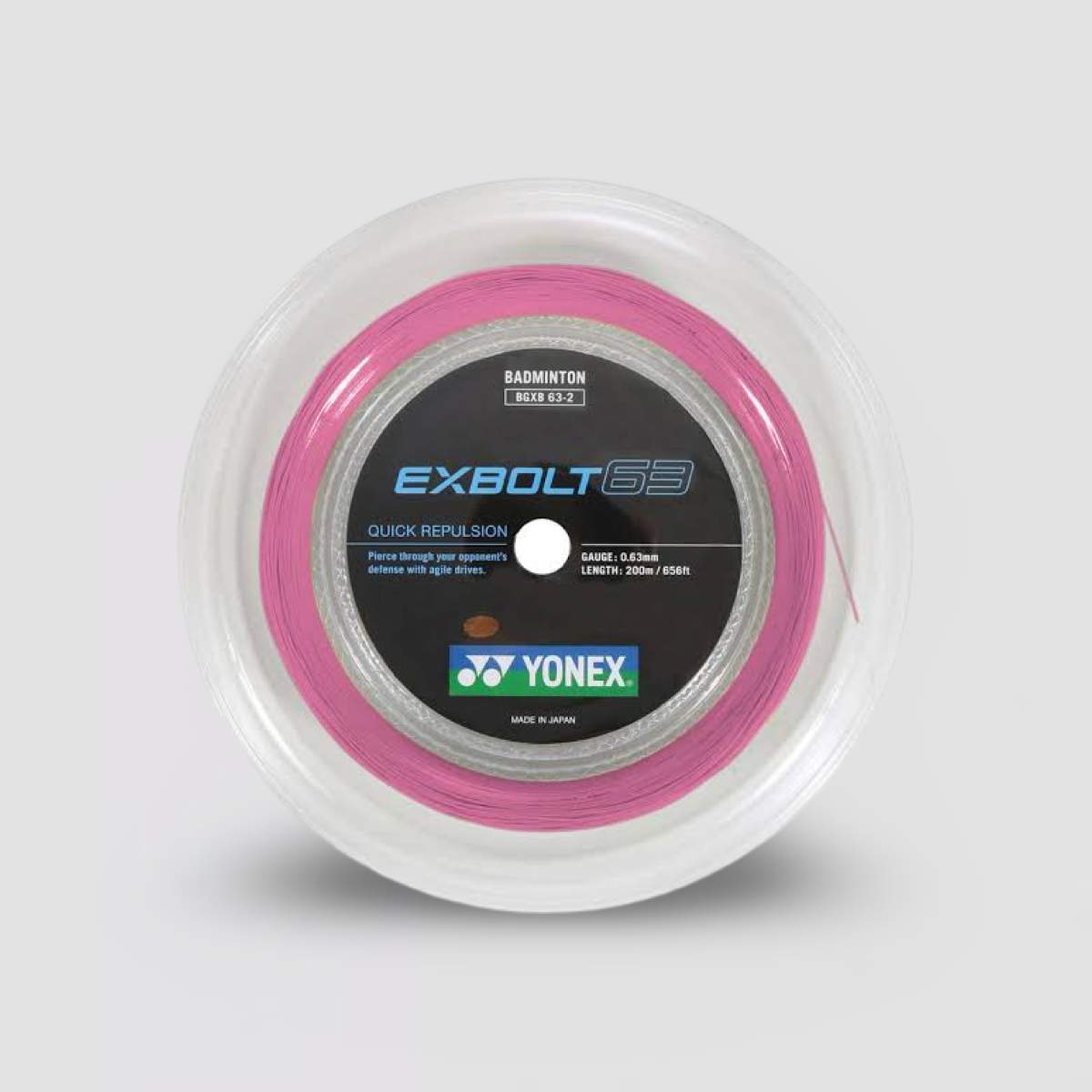 YONEX Exbolt 63 Badminton String (200m Coil)