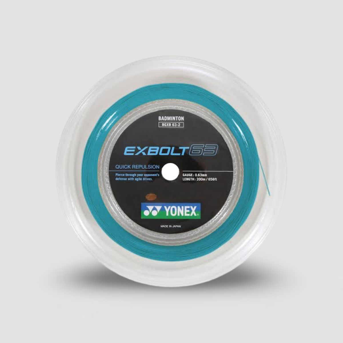 YONEX Exbolt 63 Badminton String (200m Coil)
