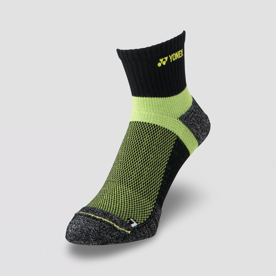 YONEX Unisex Sport Quarter Socks 19232EX Black