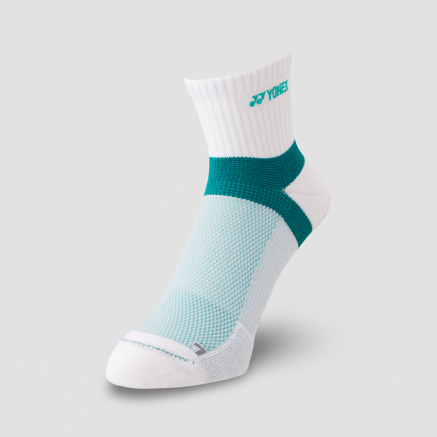 YONEX Unisex Sport Quarter Socks 19232EX White