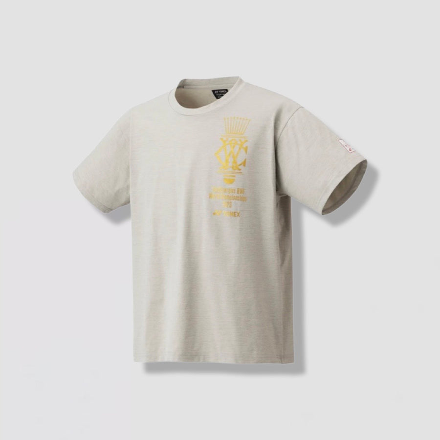 YONEX BWF 2023 Souvenir World Championships Shirt Sand Beige (UNISEX) YOB23190