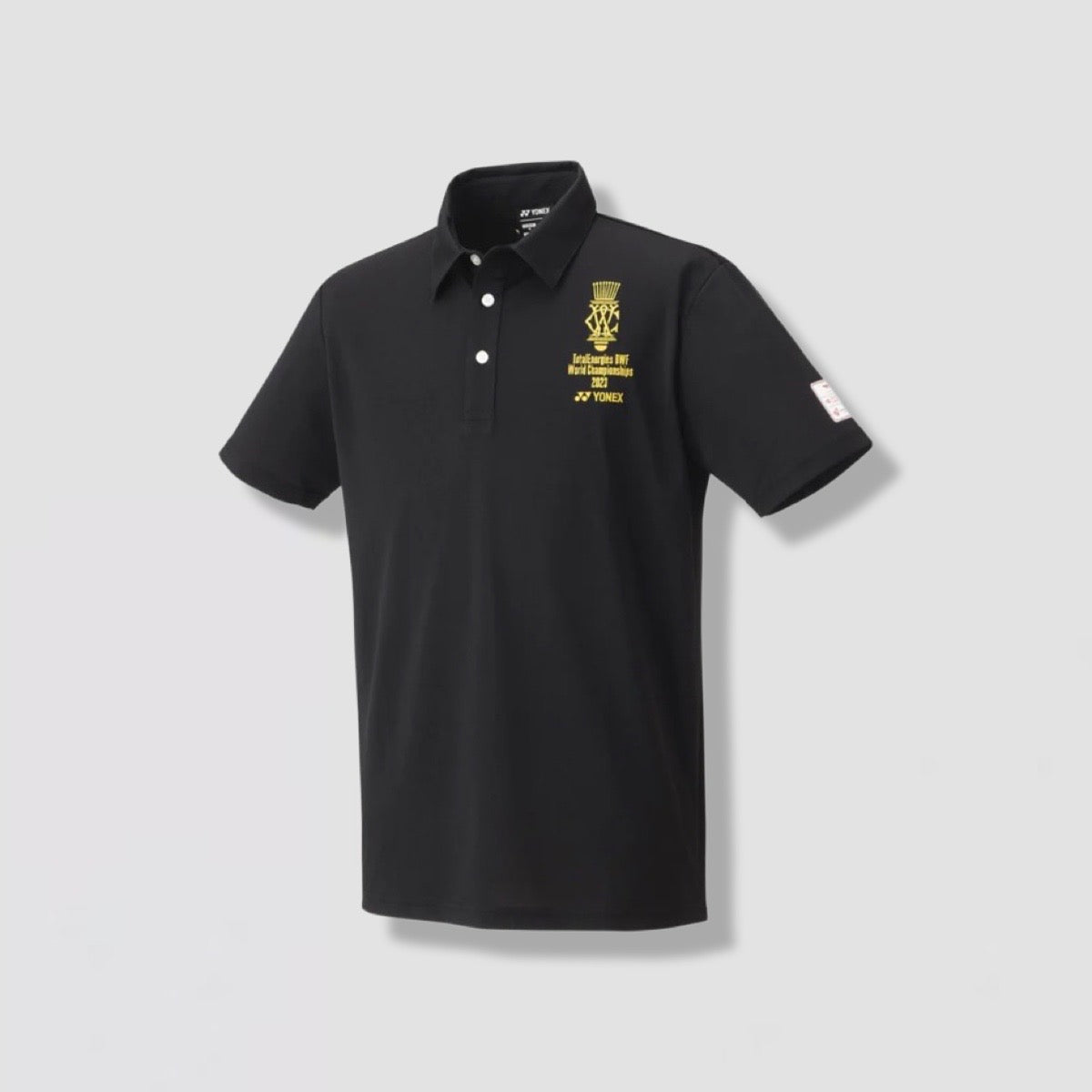 YONEX BWF 2023 Souvenir World Championships Polo Shirt Black (UNISEX) YOB23191