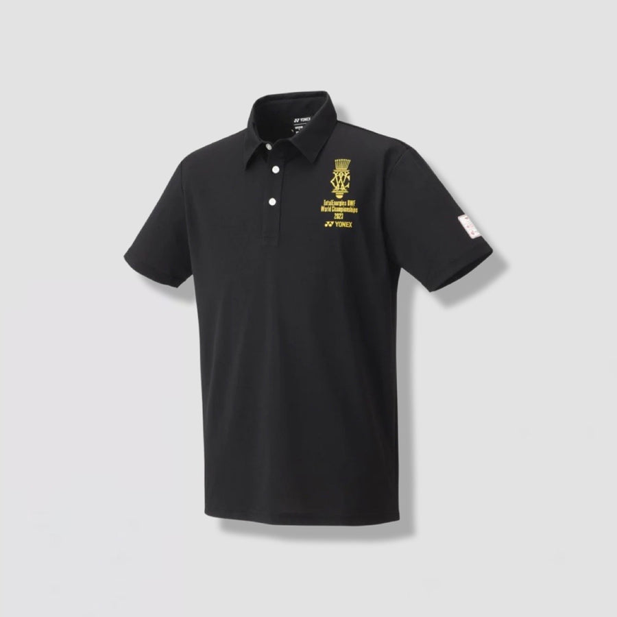 YONEX BWF 2023 Souvenir World Championships Polo Shirt Black (UNISEX) YOB23191
